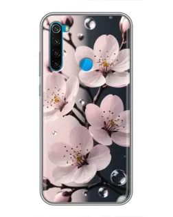 Чохол для Xiaomi Redmi Note 8 з картинкою «Ніжня сакура та краплі» Чохол для Xiaomi Redmi Note 8 з картинкою «Ніжня сакура та краплі»
