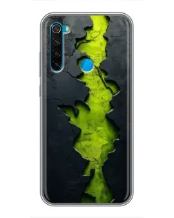 Чехол для Xiaomi Redmi Note 8 с картинкой «Салатовый разлом скалы» Чехол для Xiaomi Redmi Note 8 с картинкой «Салатовый разлом скалы»