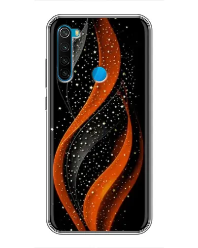 Чехол для Xiaomi Redmi Note 8 с картинкой «Огненная звездная волна»
