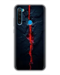 Чехол для Xiaomi Redmi Note 8 с картинкой «Kрасная лавовая трещина» Чехол для Xiaomi Redmi Note 8 с картинкой «Kрасная лавовая трещина»