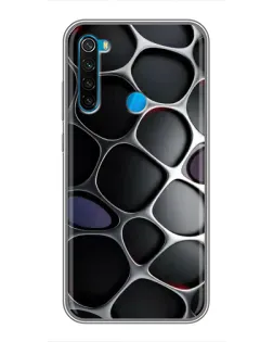 Чехол для Xiaomi Redmi Note 8 с картинкой «Объемная темная решетка» Чехол для Xiaomi Redmi Note 8 с картинкой «Объемная темная решетка»