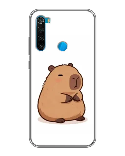 Чехол для Xiaomi Redmi Note 8 с картинкой «Толстенькая капибара»