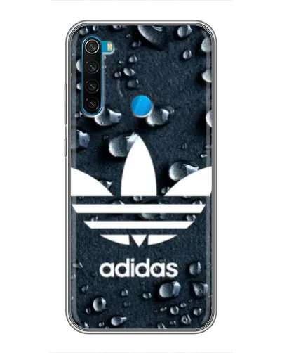 Чехол для Xiaomi Redmi Note 8T с картинкой «Adidas Trefoil Blue»