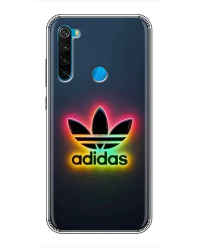 Чехол для Xiaomi Redmi Note 8T с картинкой «Неоновый Adidas»