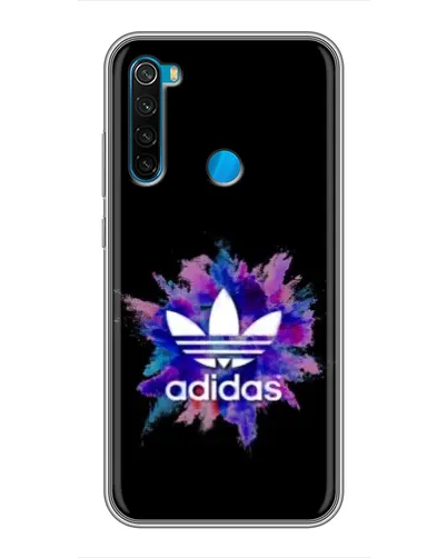 Чехол для Xiaomi Redmi Note 8T с картинкой «Взрыв красок Adidas»