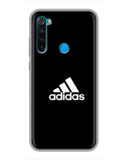 Чехол для Xiaomi Redmi Note 8T с картинкой «Черная классика Adidas»