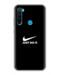Чехол для Xiaomi Redmi Note 8T с картинкой «Минимализм от Nike»
