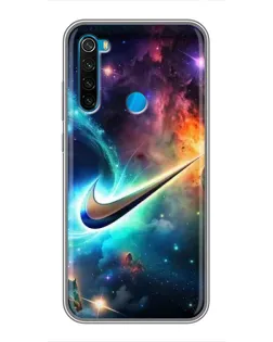 Чехол для Xiaomi Redmi Note 8T с картинкой «Космический Nike Swoosh»