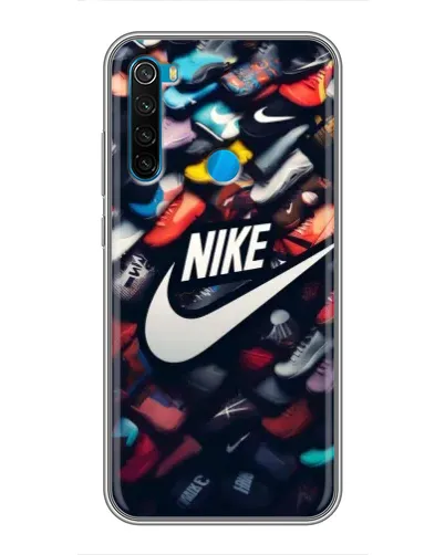 Чехол для Xiaomi Redmi Note 8T с картинкой «Коллекция кроссовок Nike» Чехол для Xiaomi Redmi Note 8T с картинкой «Коллекция кроссовок Nike»