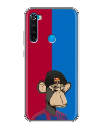 Чехол для Xiaomi Redmi Note 8T с картинкой «Bored Ape — фанат Барсы» Чехол для Xiaomi Redmi Note 8T с картинкой «Bored Ape — фанат Барсы»