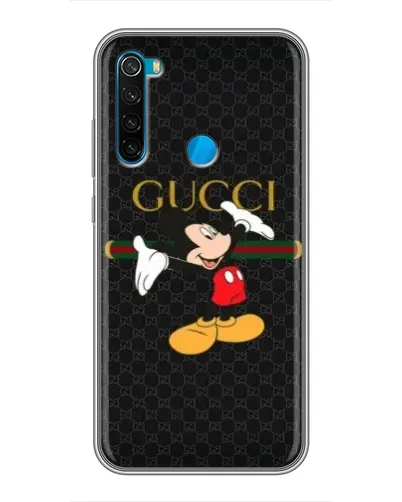 Чехол для Xiaomi Redmi Note 8T с картинкой «Микки Маус Gucci»