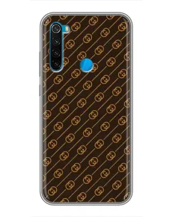 Чехол для Xiaomi Redmi Note 8T с картинкой «Gucci — золотые диагонали»