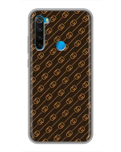 Чехол для Xiaomi Redmi Note 8T с картинкой «Gucci — золотые диагонали»