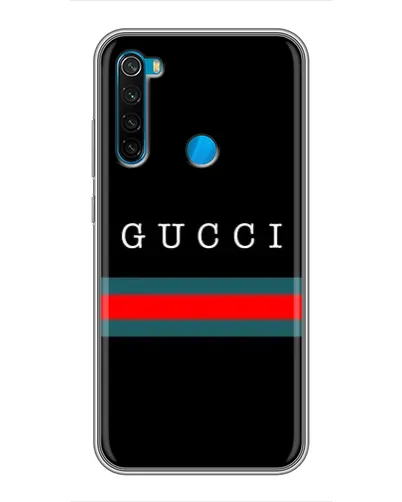 Чехол для Xiaomi Redmi Note 8T с картинкой «Gucci — красный пояс»