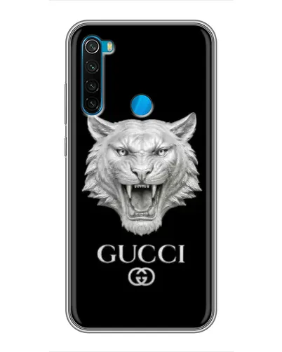 Чехол для Xiaomi Redmi Note 8T с картинкой «Gucci — серебряный лев» Чехол для Xiaomi Redmi Note 8T с картинкой «Gucci — серебряный лев»