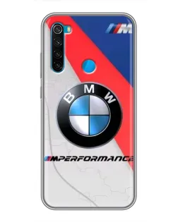 Чехол для Xiaomi Redmi Note 8T с картинкой «BMW Performance стиль»