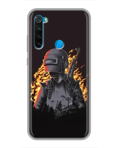 Чехол для Xiaomi Redmi Note 8T с картинкой «PUBG — огненный силуэт» Чехол для Xiaomi Redmi Note 8T с картинкой «PUBG — огненный силуэт»