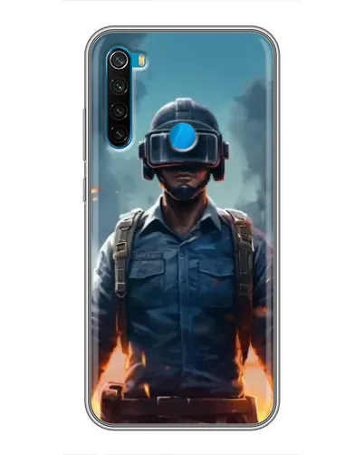 Чехол для Xiaomi Redmi Note 8T с картинкой «PUBG — реалистичный герой» Чехол для Xiaomi Redmi Note 8T с картинкой «PUBG — реалистичный герой»