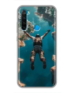 Чехол для Xiaomi Redmi Note 8T с картинкой «PUBG — свободное падение»