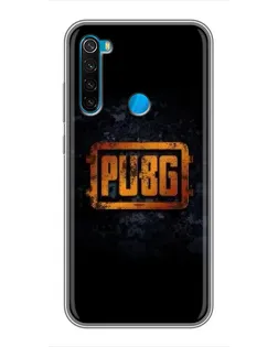 Чехол для Xiaomi Redmi Note 8T с картинкой «PUBG — золотой логотип»