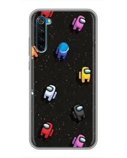 Чехол для Xiaomi Redmi Note 8T с картинкой «Космический паттерн Among Us» Чехол для Xiaomi Redmi Note 8T с картинкой «Космический паттерн Among Us»