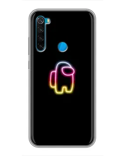 Чехол для Xiaomi Redmi Note 8T с картинкой «Among Us градиент»