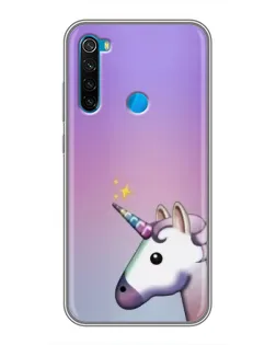 Чехол для Xiaomi Redmi Note 8T с картинкой «Единорог градиент»