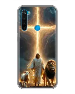 Чехол для Xiaomi Redmi Note 8T с картинкой «Лев Иуды и Свет»