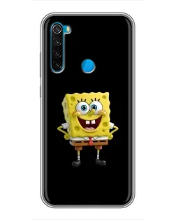 Чехол для Xiaomi Redmi Note 8T с картинкой «Классический Губка Боб»
