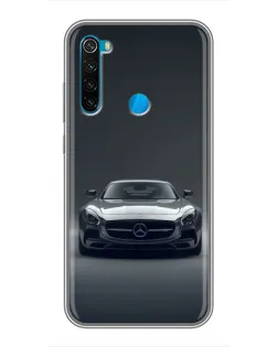Чехол для Xiaomi Redmi Note 8T с картинкой «Mercedes на черном»