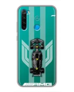 Чехол для Xiaomi Redmi Note 8T с картинкой «Mercedes AMG Petronas»