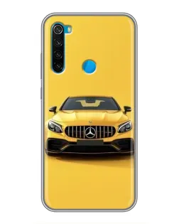Чехол для Xiaomi Redmi Note 8T с картинкой «Желтый Mercedes GT»