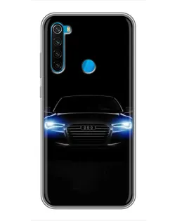 Чехол для Xiaomi Redmi Note 8T с картинкой «Audi в неоне»