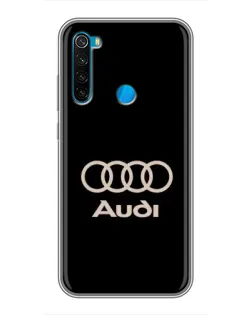 Чехол для Xiaomi Redmi Note 8T с картинкой «Audi — золотой логотип»