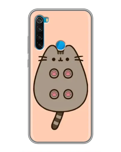 Чехол для Xiaomi Redmi Note 8T с картинкой «Пушин пузиком кверху»