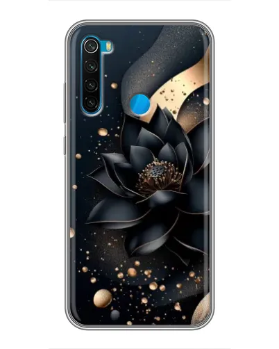Чехол для Xiaomi Redmi Note 8T с картинкой «Черный лотос»