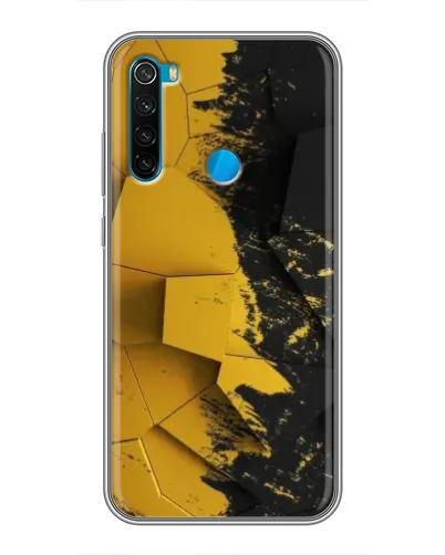 Чехол для Xiaomi Redmi Note 8T с картинкой «Золотые осколки геометрии» Чехол для Xiaomi Redmi Note 8T с картинкой «Золотые осколки геометрии»