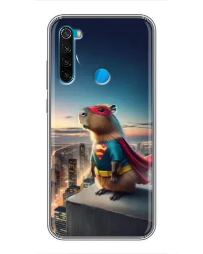 Чехол для Xiaomi Redmi Note 8T с картинкой «Капи-мен супергерой» Чехол для Xiaomi Redmi Note 8T с картинкой «Капи-мен супергерой»