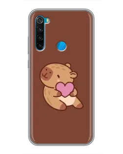Чохол для Xiaomi Redmi Note 8T з картинкою «Капібара з серцем» Чохол для Xiaomi Redmi Note 8T з картинкою «Капібара з серцем»