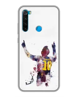 Чехол для Xiaomi Redmi Note 8T с картинкой «Акварельный Месси Барселона» Чехол для Xiaomi Redmi Note 8T с картинкой «Акварельный Месси Барселона»