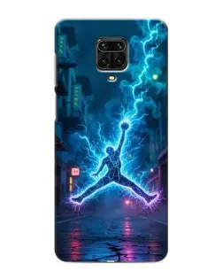 Чехол для Xiaomi Redmi Note 9 Pro Max с картинкой «Jordan Gold Jumpman»