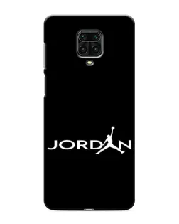 Чехол для Xiaomi Redmi Note 9 Pro Max с картинкой «Jordan White Logo»