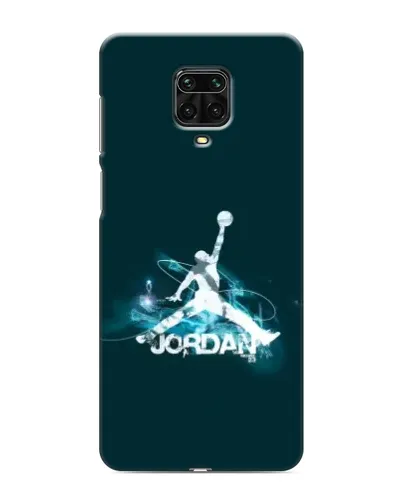 Чехол для Xiaomi Redmi Note 9 Pro Max с картинкой «Jordan Blue Fire»