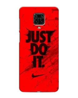 Чехол для Xiaomi Redmi Note 9 Pro Max с картинкой «Nike Just Do It»