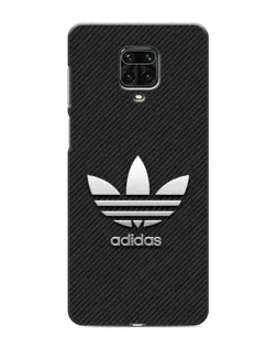 Чехол для Xiaomi Redmi Note 9 Pro Max с картинкой «Adidas Карбоновая текстура»