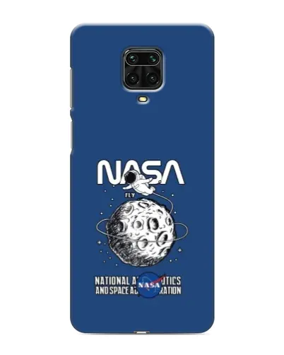 Чехол для Xiaomi Redmi Note 9 Pro Max с картинкой «NASA — лунная миссия»