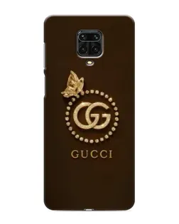 Чохол для Xiaomi Redmi Note 9 Pro Max з картинкою «Gucci — золотий метелик» Чохол для Xiaomi Redmi Note 9 Pro Max з картинкою «Gucci — золотий метелик»