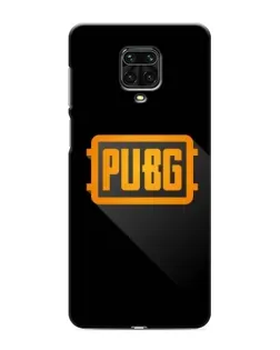 Чехол для Xiaomi Redmi Note 9 Pro Max с картинкой «PUBG — рамка лого»