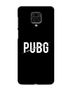 Чехол для Xiaomi Redmi Note 9 Pro Max с картинкой «PUBG — белый логотип»