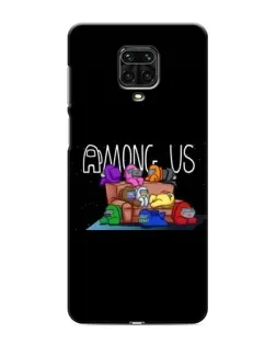 Чохол для Xiaomi Redmi Note 9 Pro Max з картинкою «Логотип Among Us»